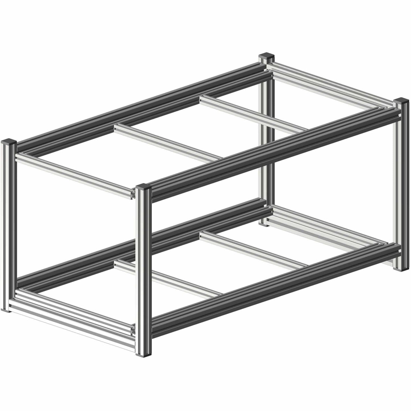 Dubbele aluminium schuifmodule