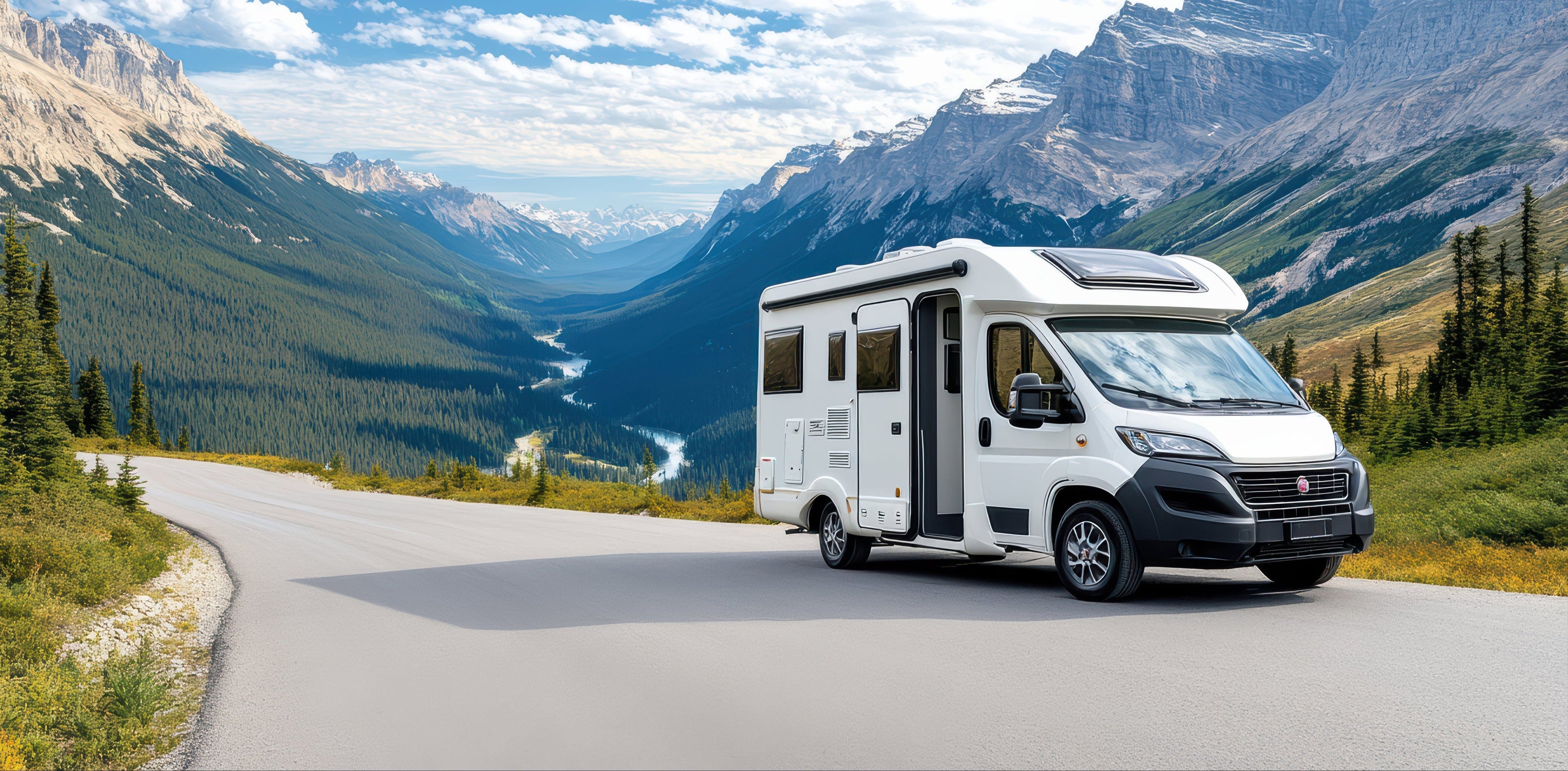 mobilhome op weg