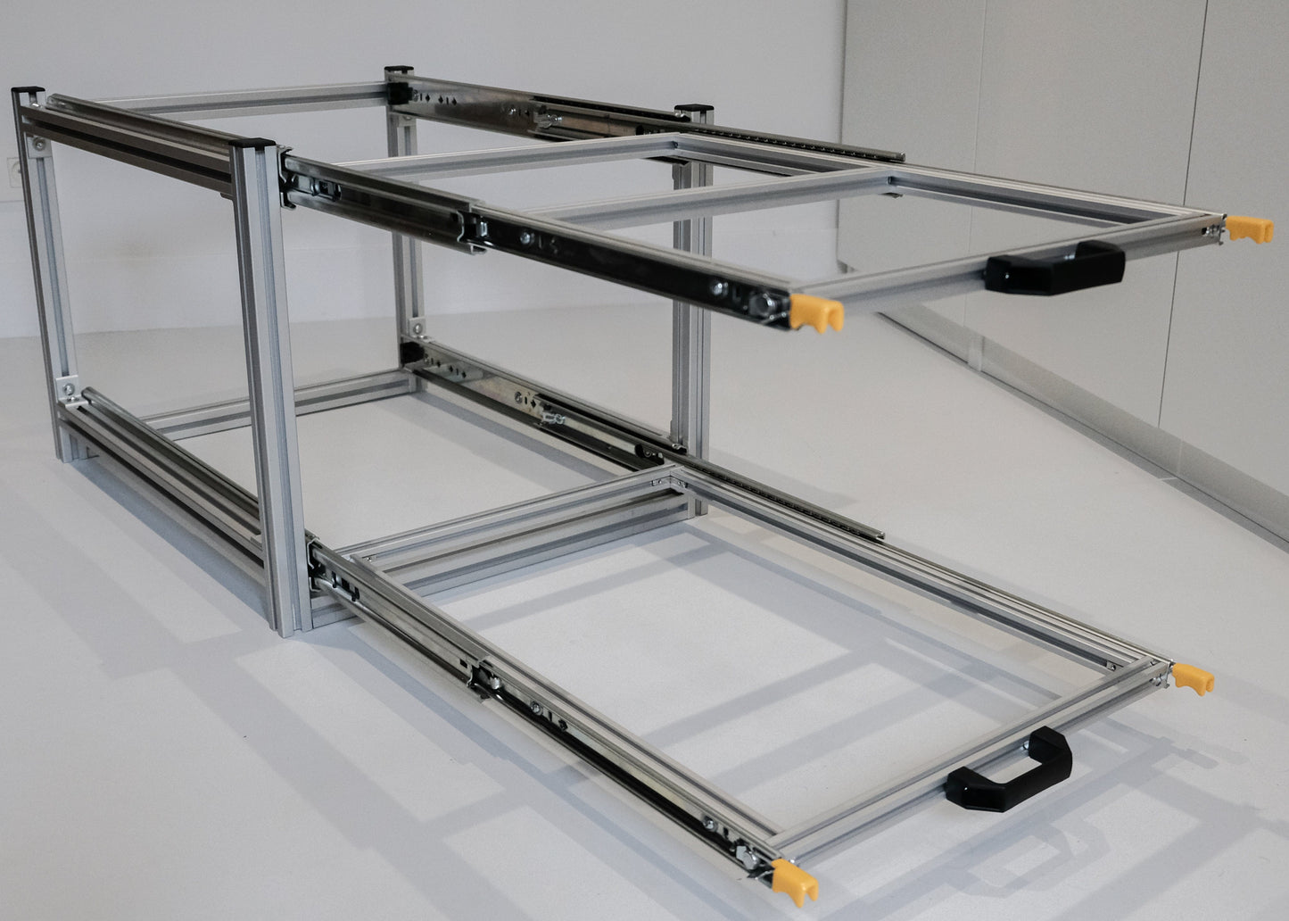 Dubbele aluminium schuifmodule