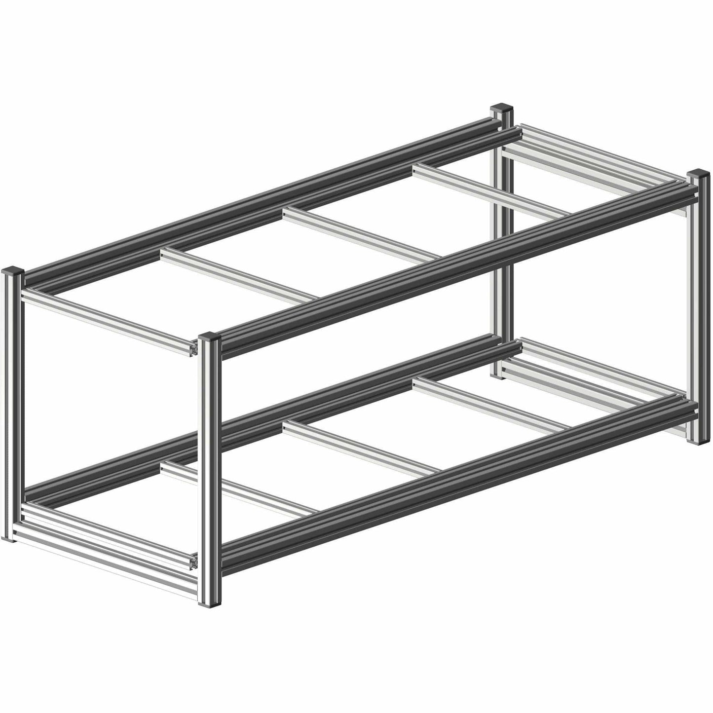 Dubbele aluminium schuifmodule