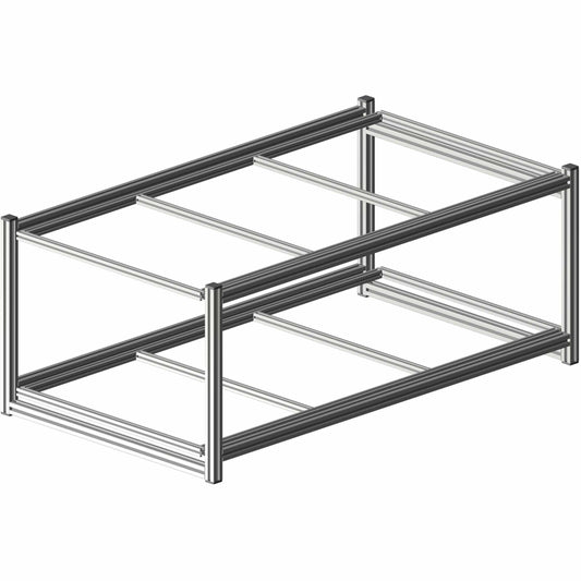 Dubbele aluminium schuifmodule 
