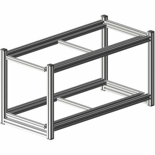 Dubbele aluminium schuifmodule
