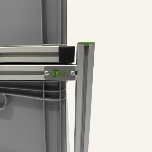 Dubbele light schuifmodule 1295 × 500 × 730 mm