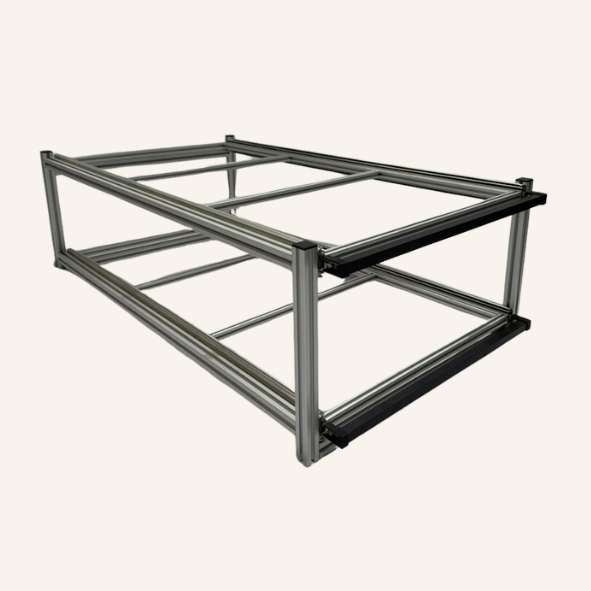 Doppel-Schubladenmodul für Euroboxen – 1280 × 503 × 730 mm