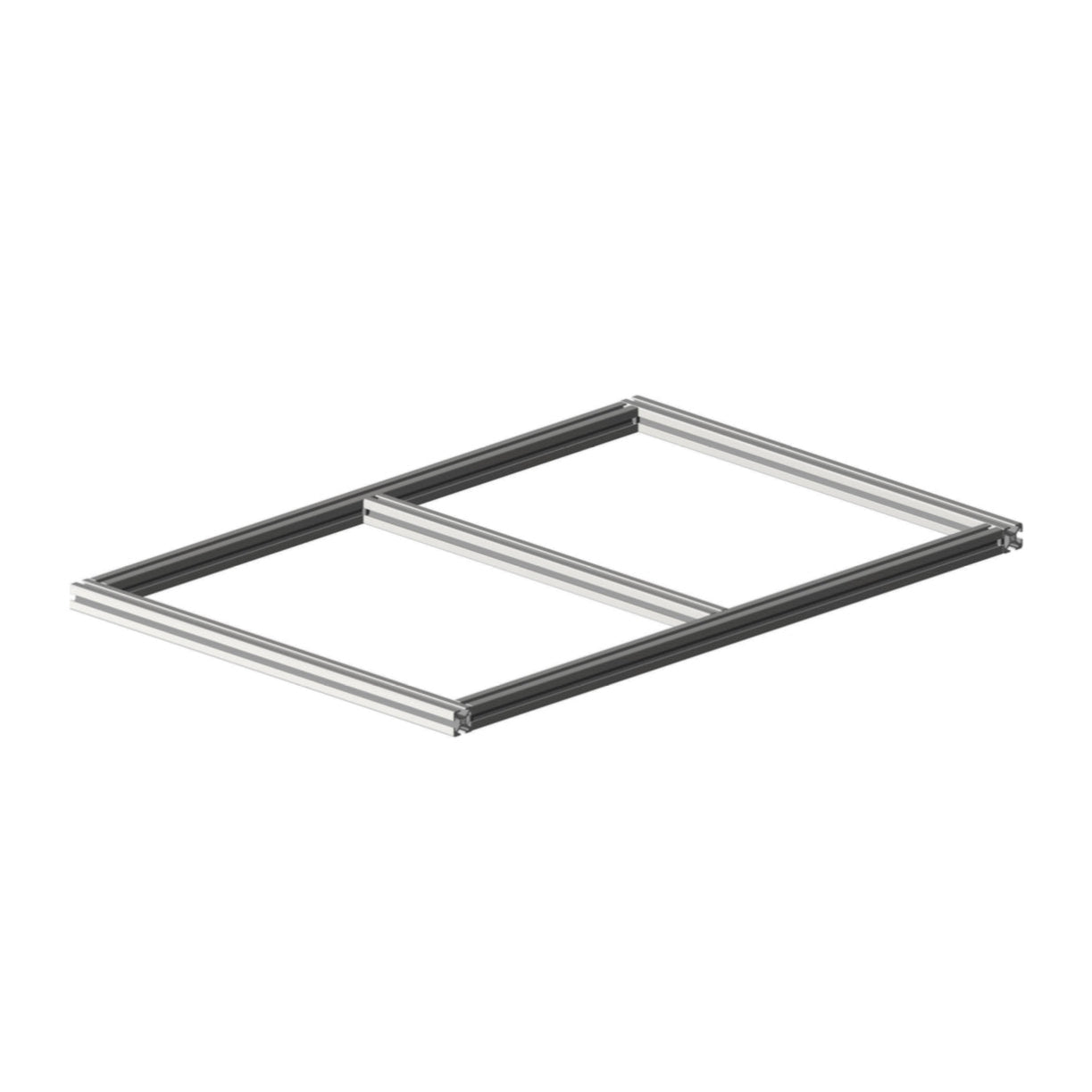 Campervan inrichting enkele schuifmodule 600x400 2 bakken 